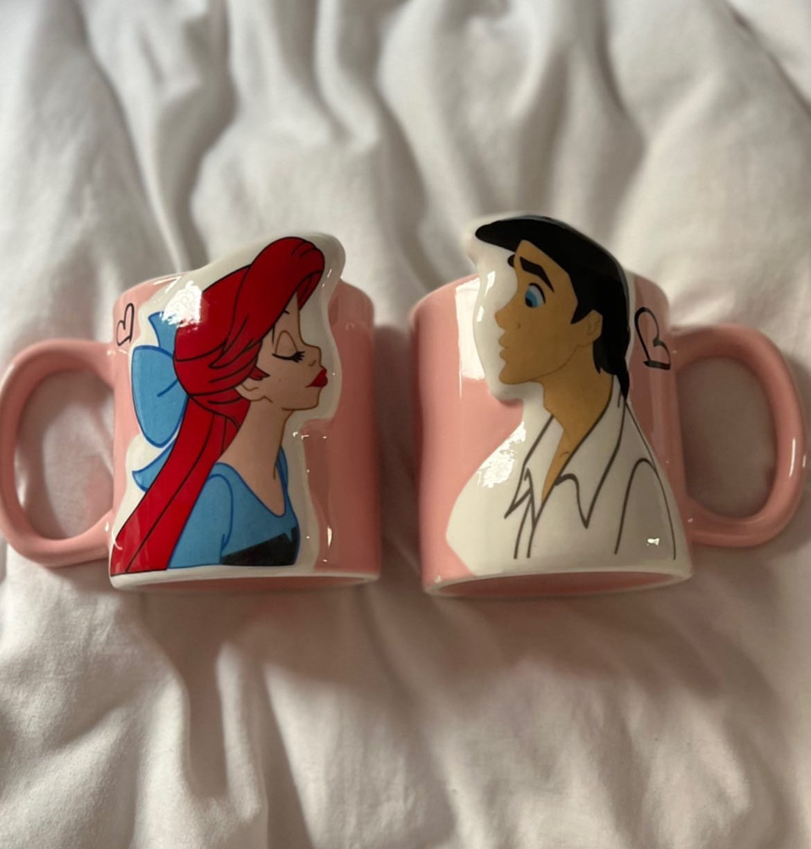 Ariel & Eric The Little Mermaid Couple Mugs 300ml