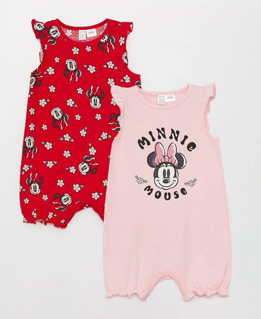 Minnie Mouse 2pk Romper 6-9 m