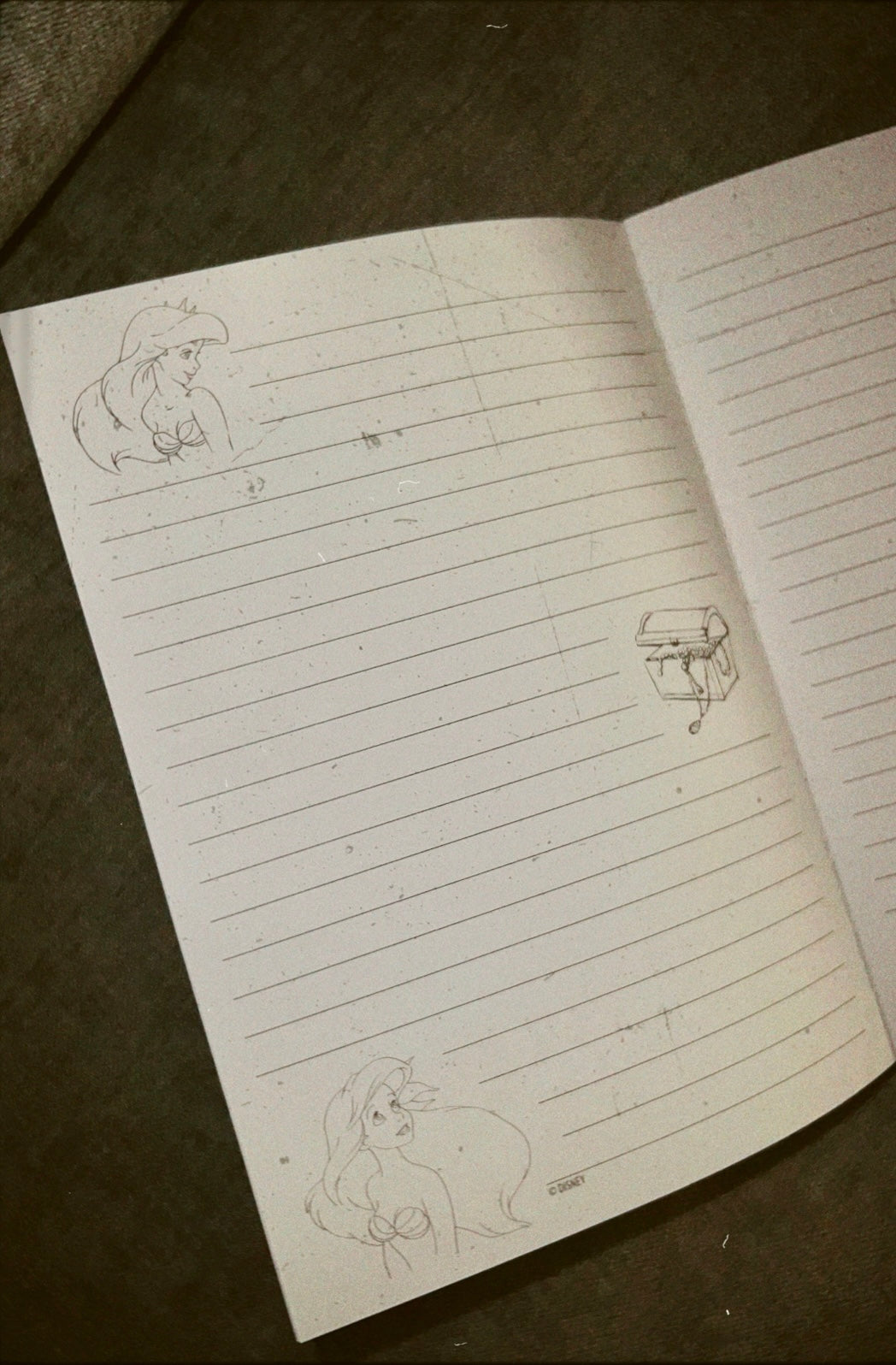 Ariel, The Little Mermaid Journal