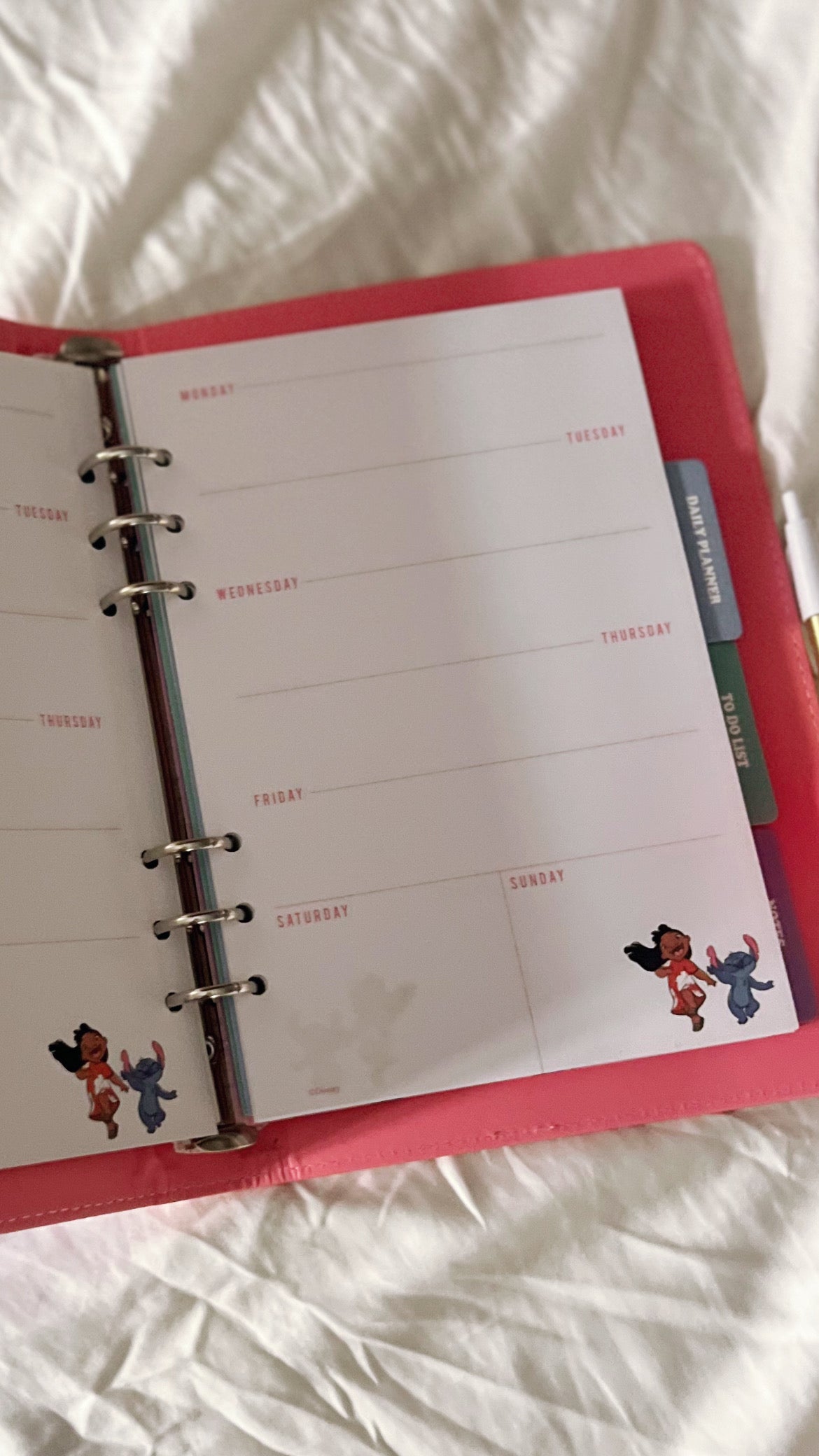 Stitch & Angel Planner