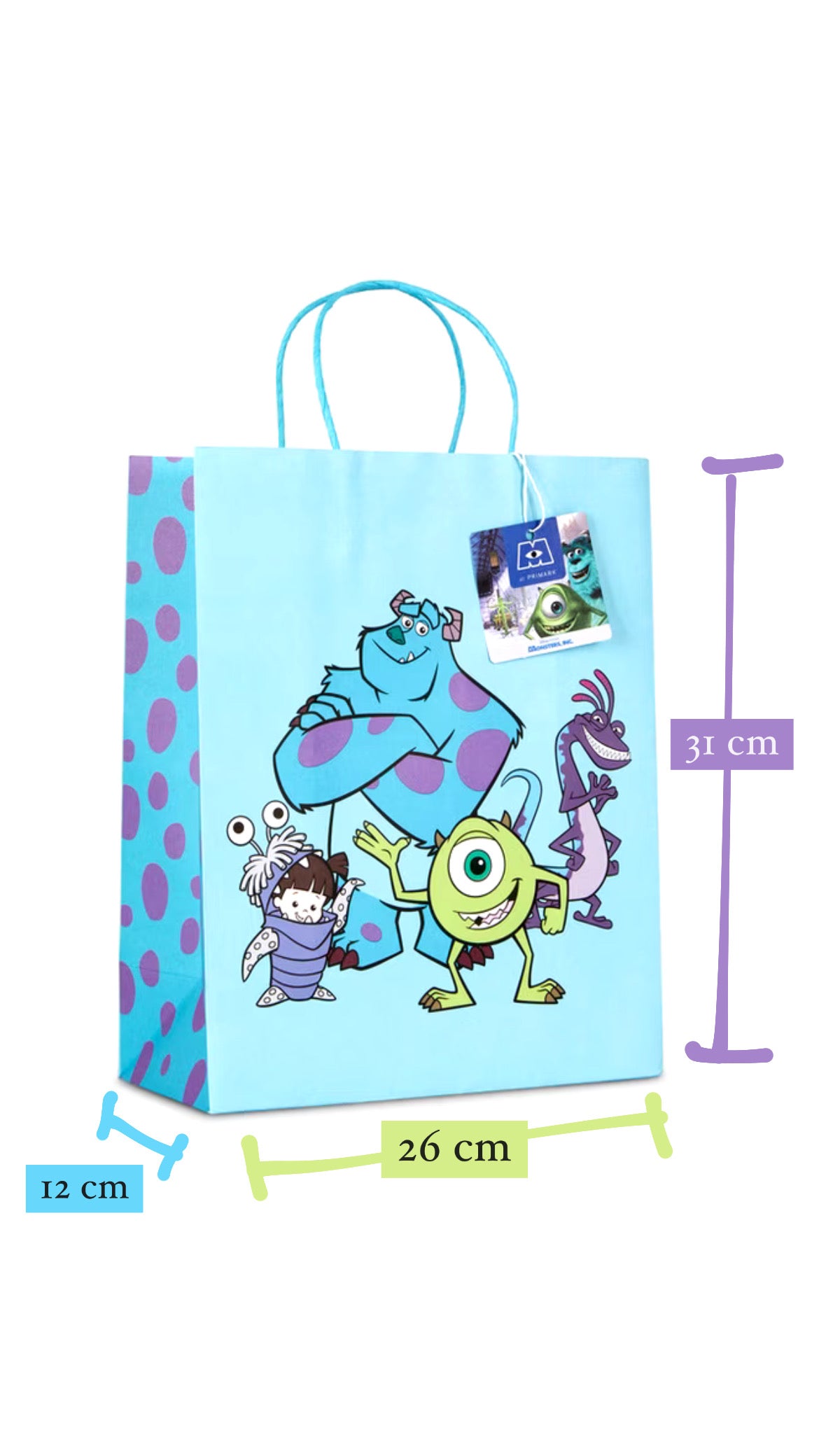 Monster Inc Gift Bag