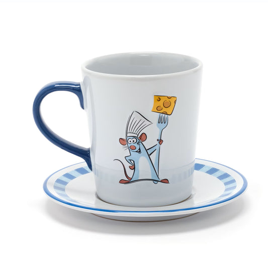 Ratatoullie Mug and Saucer