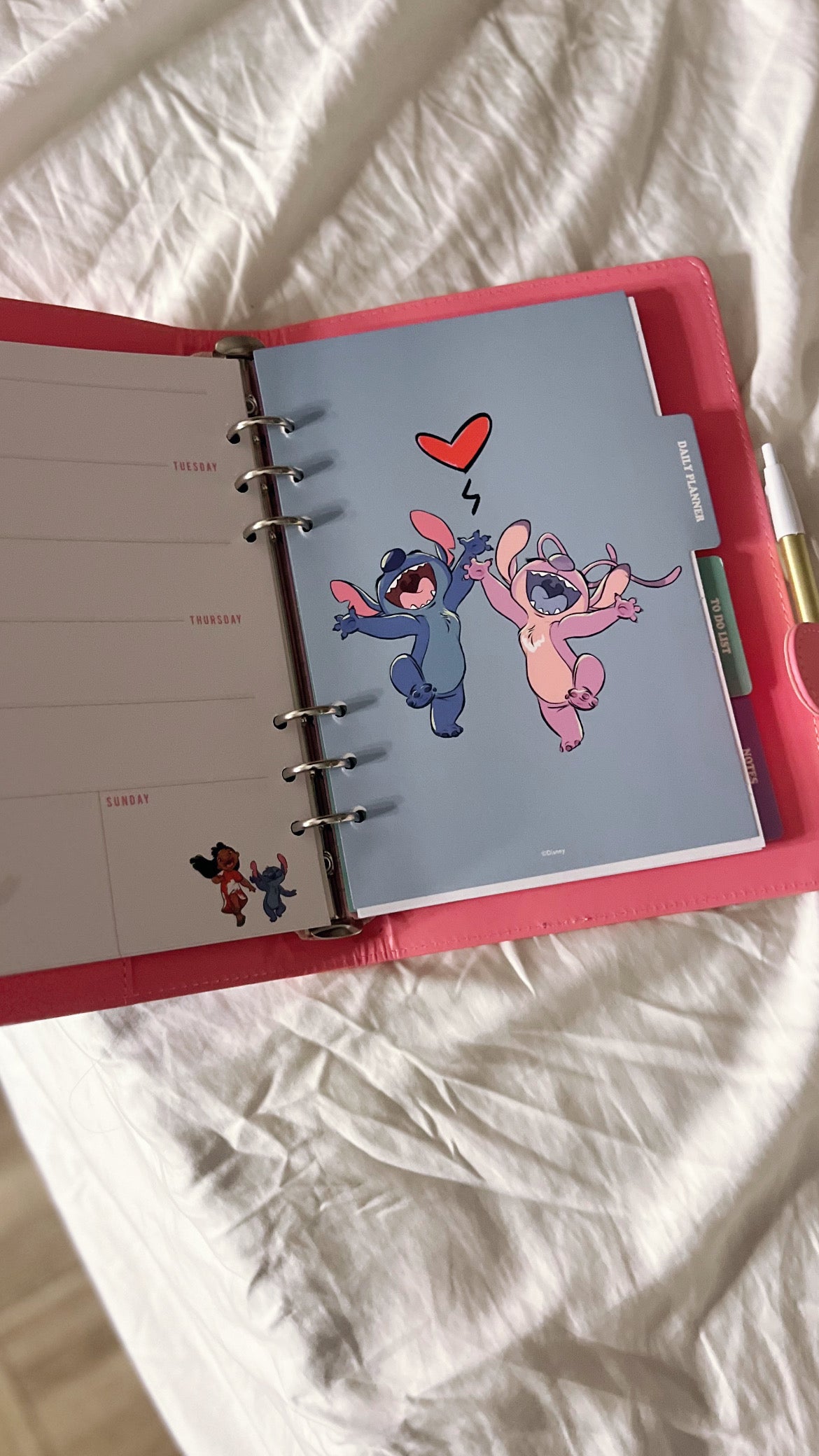 Stitch & Angel Planner