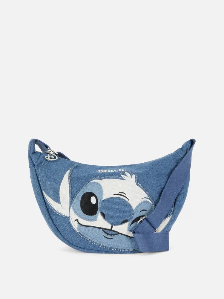 Stitch Crossbody Denim Bag