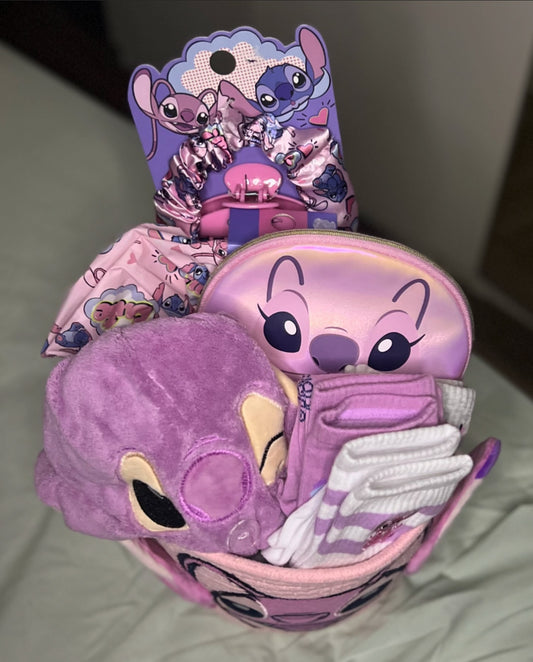 Stitch & Angel Basket Gift