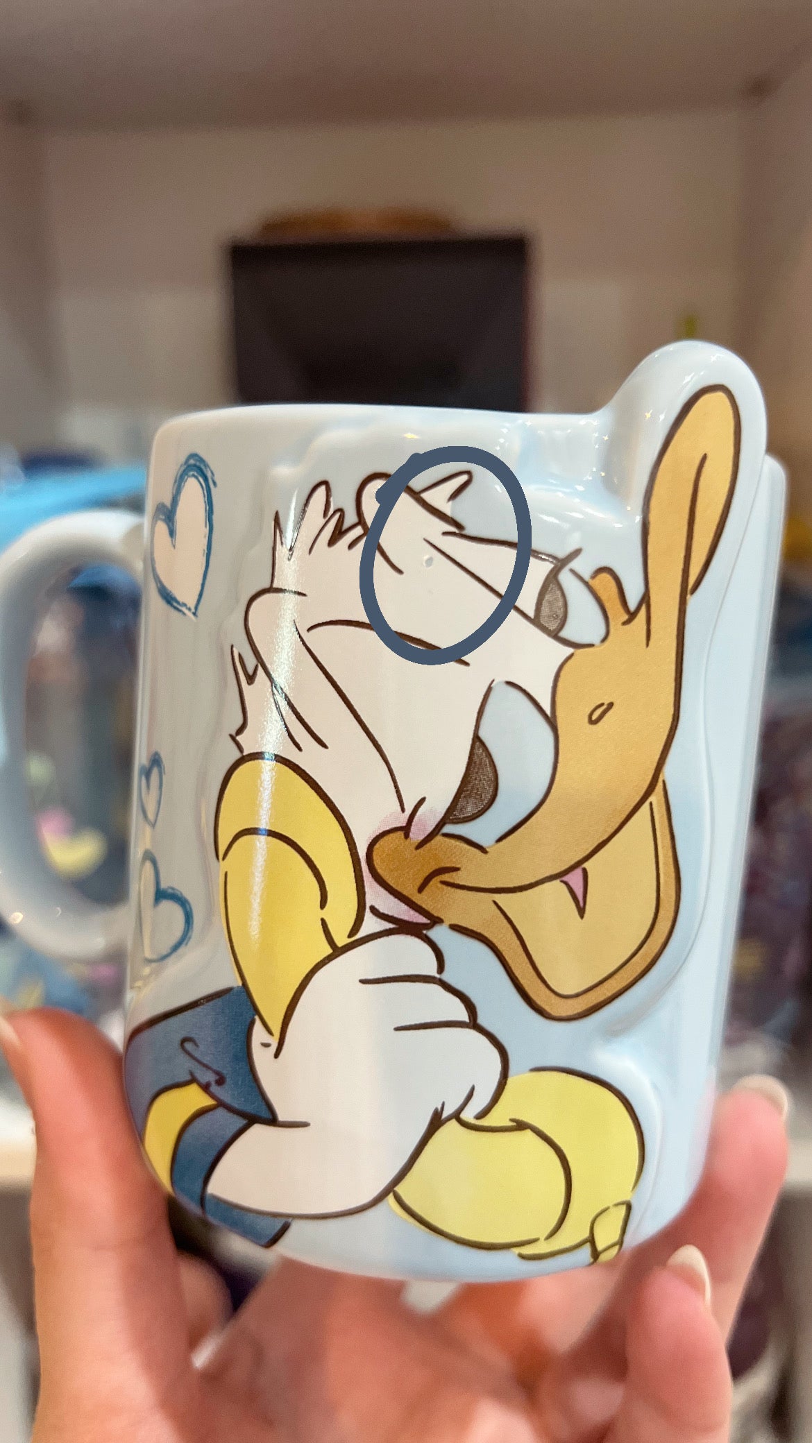 [Defective] Donald Duck Mug