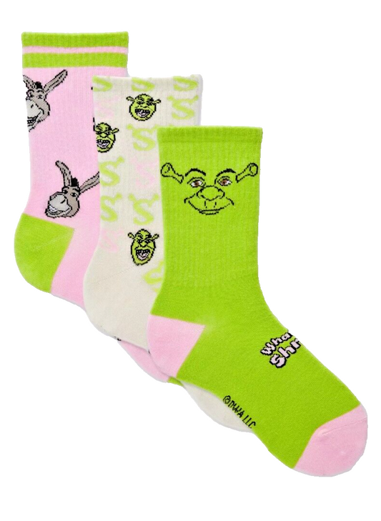 Shrek 3 Pairs Socks
