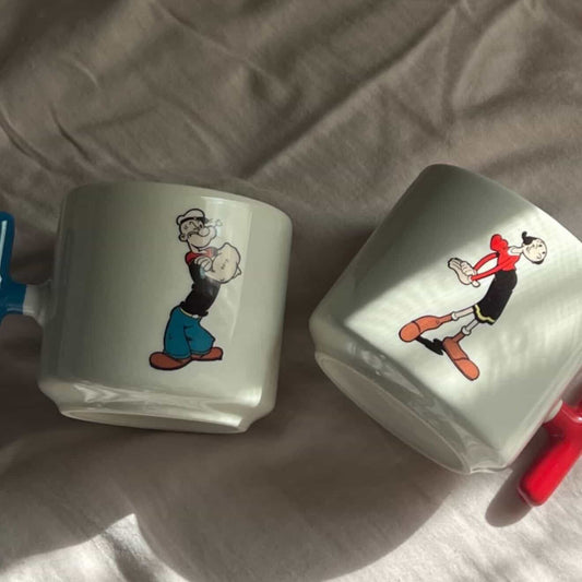 Popeye and Olive Oyl Couple Mug