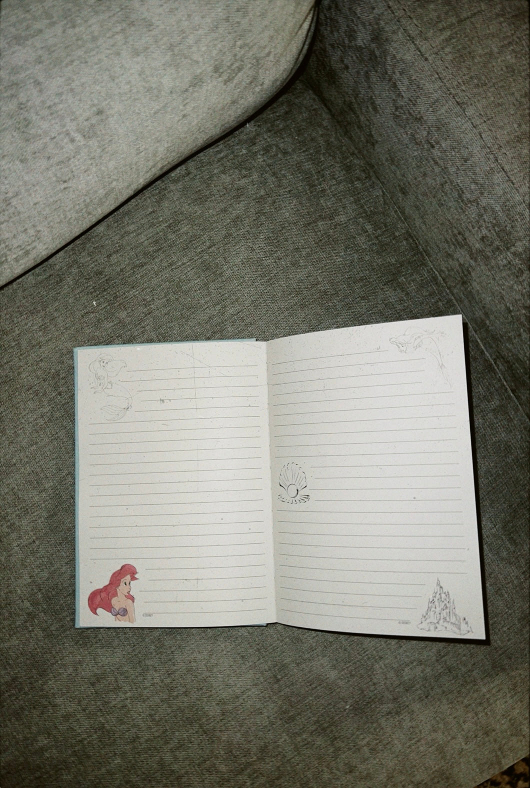 Ariel, The Little Mermaid Journal
