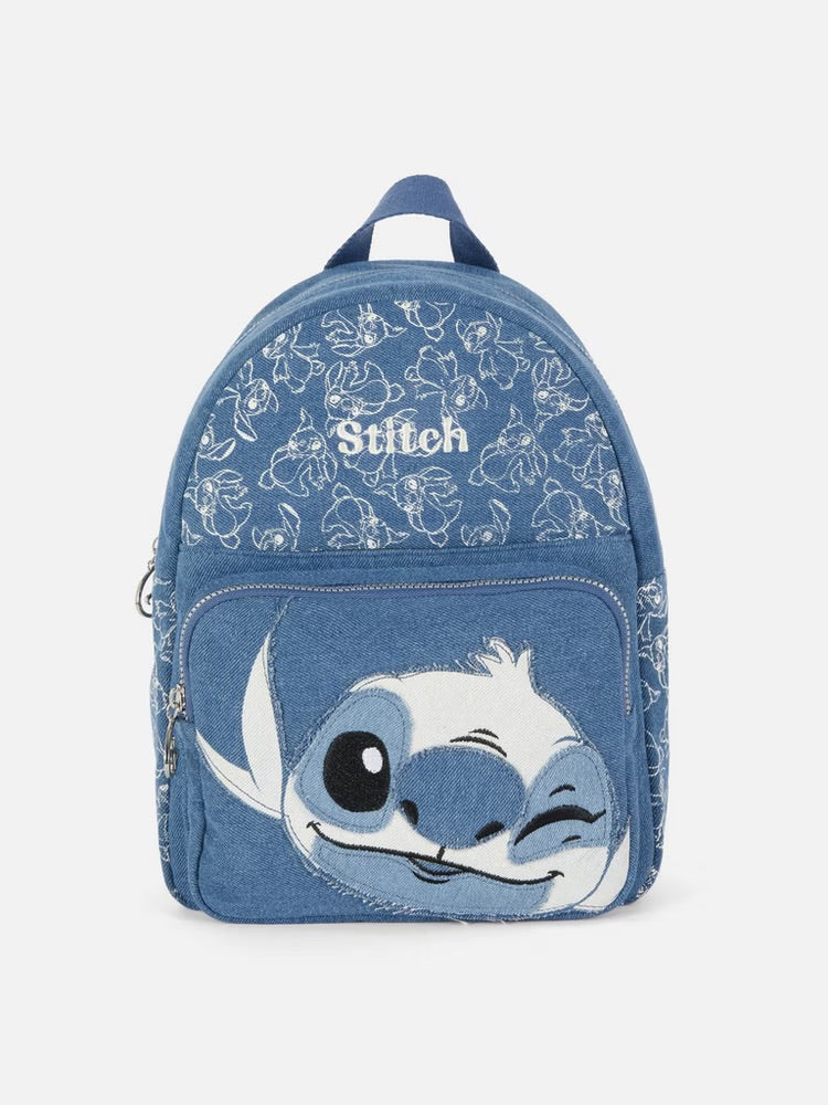 Stitch Denim Backpack Bag