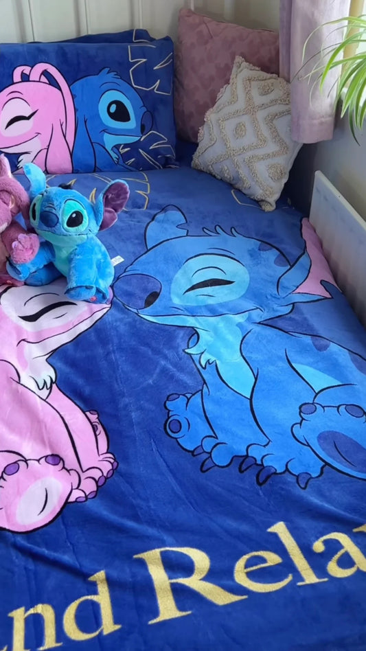 Stitch & Angel Winter Bedding Set King Size